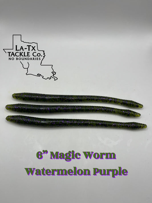 6” Magic Worm 10 pack