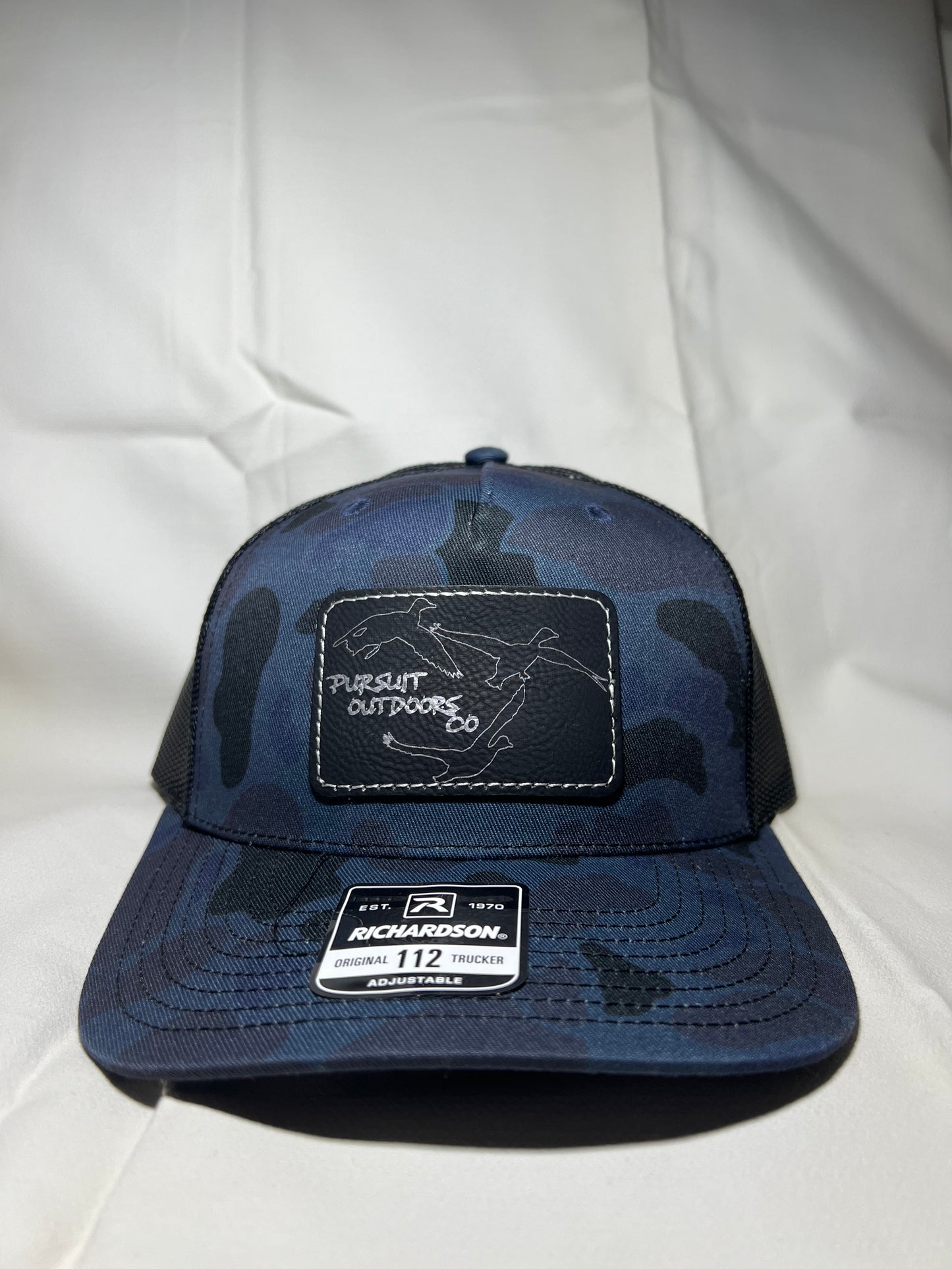 Blue/Black Retro Duck Camo Hat