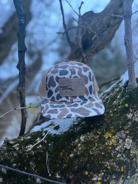 Khaki Duck Camo Hat