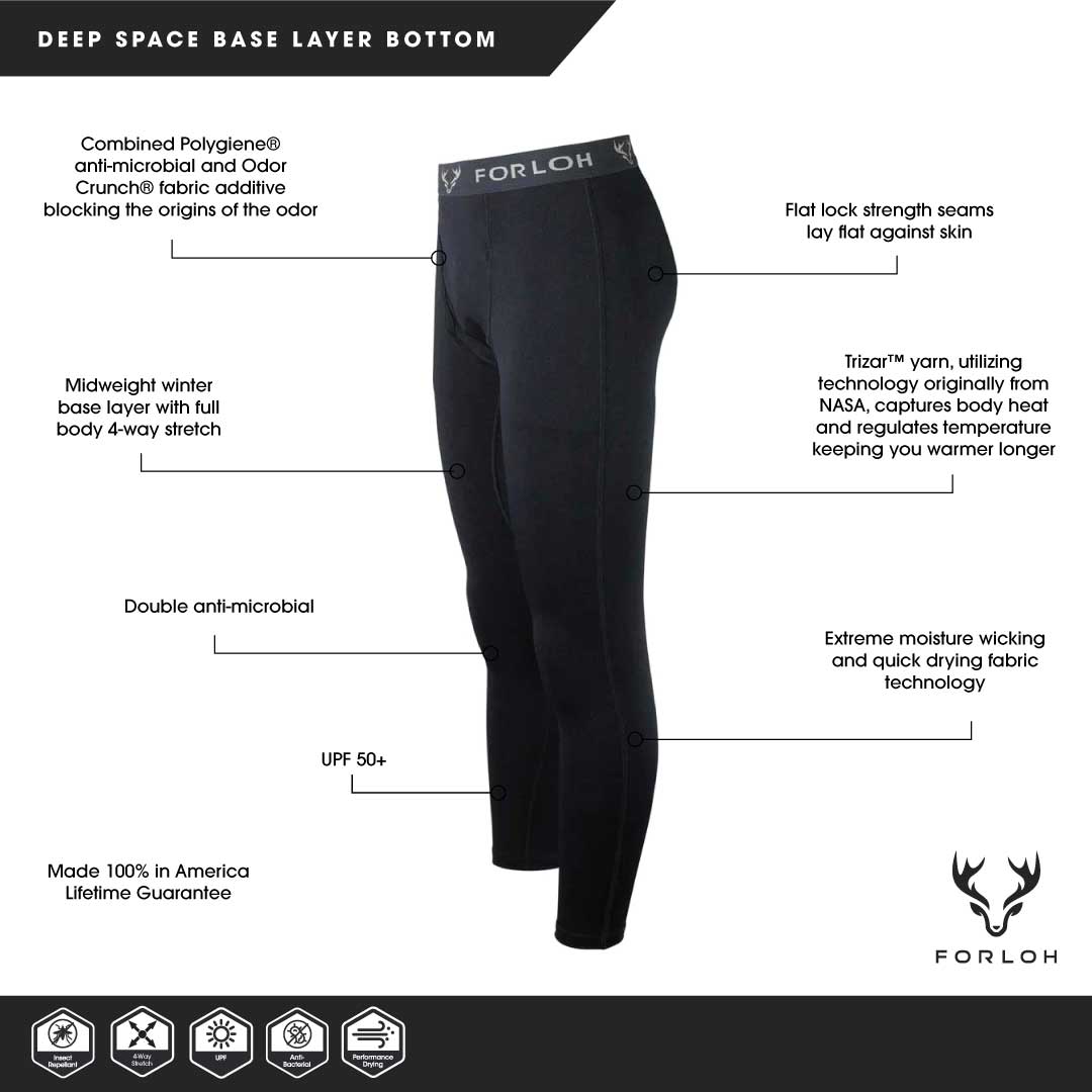 Men's Deep Space Base Layer Bottoms